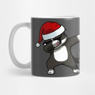 Cat Dabbing Frajola Santa Hat Mug